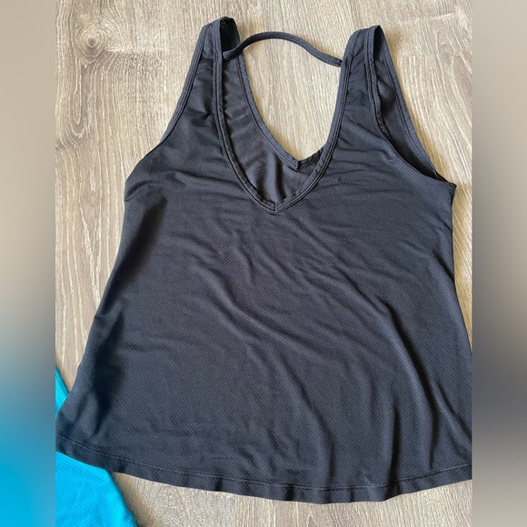 VSX SPORT & Victoria Sport Activewear Muscle Tees Size Small Womens Black & Blue - Picture 4 of 7